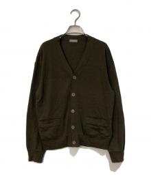 COMME des GARCONS HOMME（コムデギャルソン オム）の古着「ウールカーディガン」｜オリーブ