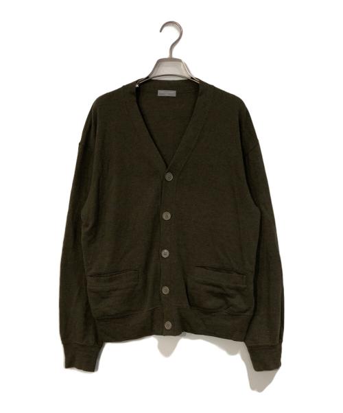 COMME des GARCONS HOMME（コムデギャルソン オム）COMME des GARCONS HOMME (コムデギャルソン オム) ウールカーディガン オリーブ サイズ:-の古着・服飾アイテム
