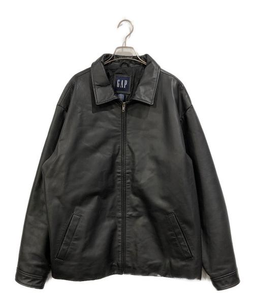 GAP（ギャップ）GAP (ギャップ) レザージャケット ブラック サイズ:SIZE XLの古着・服飾アイテム