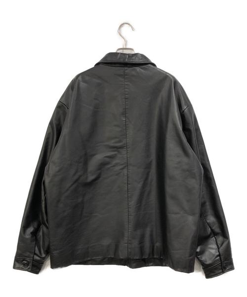 GAP（ギャップ）GAP (ギャップ) レザージャケット ブラック サイズ:SIZE XLの古着・服飾アイテム