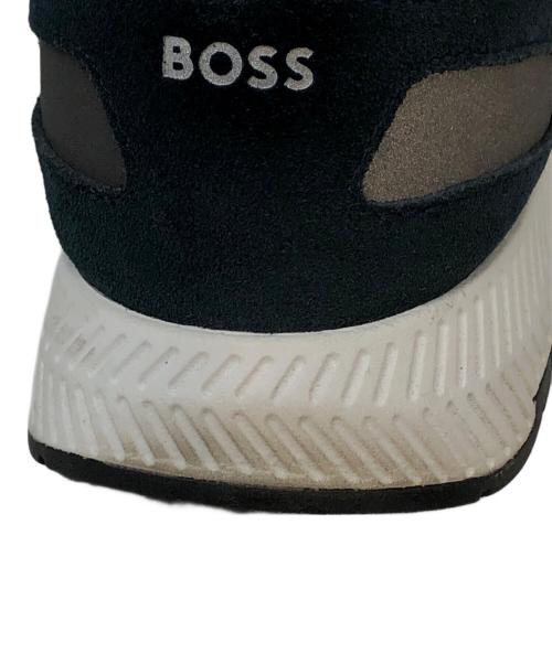 BOSS（ボス）BOSS (ボス) ニットスニーカー ネイビー サイズ:SIZE 42の古着・服飾アイテム
