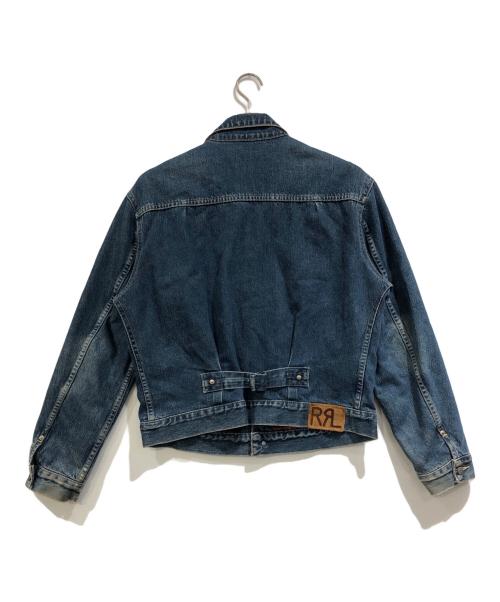 RRL（ダブルアールエル）RRL (ダブルアールエル) 裏地ネルデニムジャケット インディゴ サイズ:SIZE Mの古着・服飾アイテム