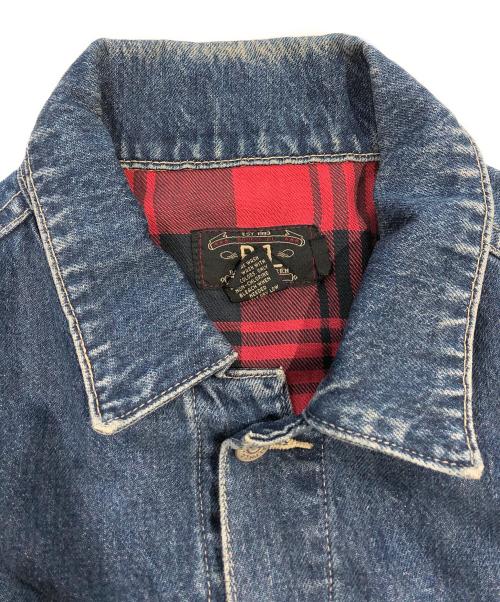 RRL（ダブルアールエル）RRL (ダブルアールエル) 裏地ネルデニムジャケット インディゴ サイズ:SIZE Mの古着・服飾アイテム