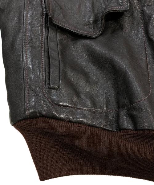L.L.Bean（エルエルビーン）L.L.Bean (エルエルビーン) G-1ゴートレザージャケット ブラウン サイズ:-の古着・服飾アイテム