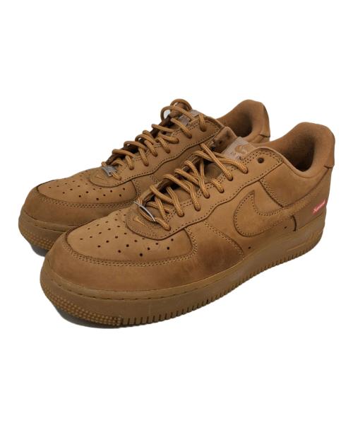 NIKE（ナイキ）NIKE (ナイキ) SUPREME (シュプリーム) AIR FORCE1 LOW W SP ローカットスニーカー ブラウン サイズ:26.5の古着・服飾アイテム
