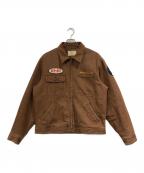 AVIREX×PEANUTSアヴィレックス×ピーナッツ）の古着「WORK JACKET ワーク ジャケット」｜ブラウン