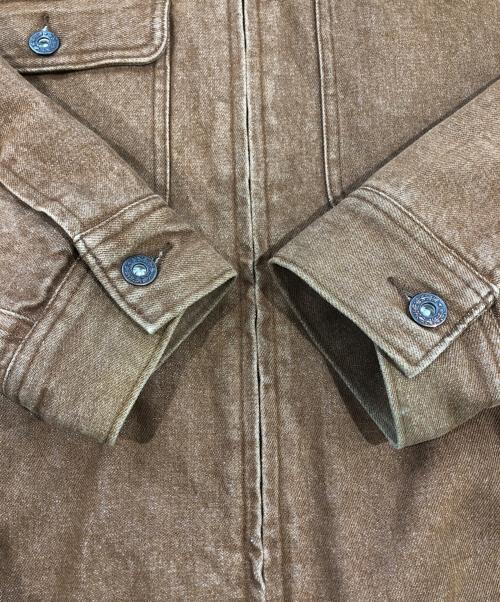 AVIREX（アヴィレックス）AVIREX (アヴィレックス) PEANUTS (ピーナッツ) WORK JACKET ワーク ジャケット ブラウン サイズ:Lの古着・服飾アイテム