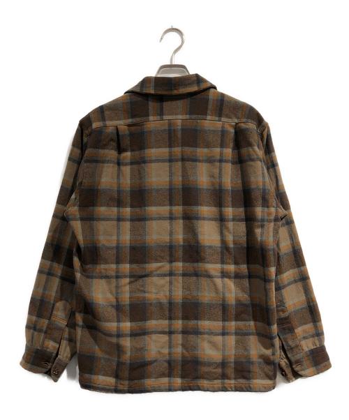 PENDLETON（ペンドルトン）PENDLETON (ペンドルトン) 70sウールチェックシャツ / ボードシャツ ブラウン サイズ:SIZE Mの古着・服飾アイテム
