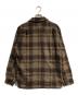 PENDLETON (ペンドルトン) 70sウールチェックシャツ / ボードシャツ ブラウン サイズ:SIZE M：12000円