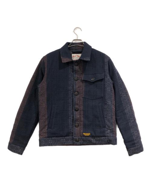 CALLEE（キャリー）CALLEE (キャリー) ウールジャケット ネイビー サイズ:Lの古着・服飾アイテム