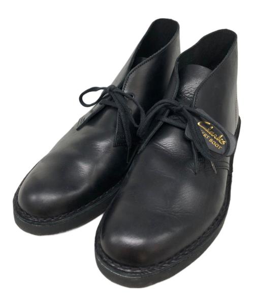 CLARKS（クラークス）CLARKS (クラークス) チャッカーブーツ ブラック サイズ:SIZE 9 1/2の古着・服飾アイテム