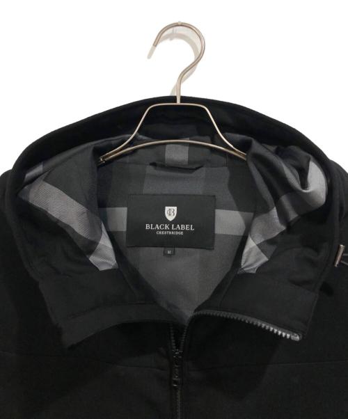 BLACK LABEL CRESTBRIDGE（ブラックレーベル クレストブリッジ）BLACK LABEL CRESTBRIDGE (ブラックレーベル クレストブリッジ) フーデッドジャケット ブラック サイズ:SIZE Mの古着・服飾アイテム