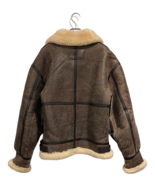 USED（ユーズド）USED (ユーズド) B-3ムートンジャケット ブラウン サイズ:SIZE Lの古着・服飾アイテム