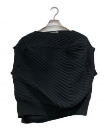 ISSEY MIYAKE（イッセイミヤケ）の古着「BOX KNIT」｜ブラック