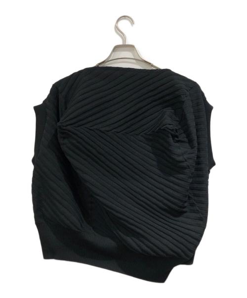 ISSEY MIYAKE（イッセイミヤケ）ISSEY MIYAKE (イッセイミヤケ) BOX KNIT ブラック サイズ:SIZE 2の古着・服飾アイテム