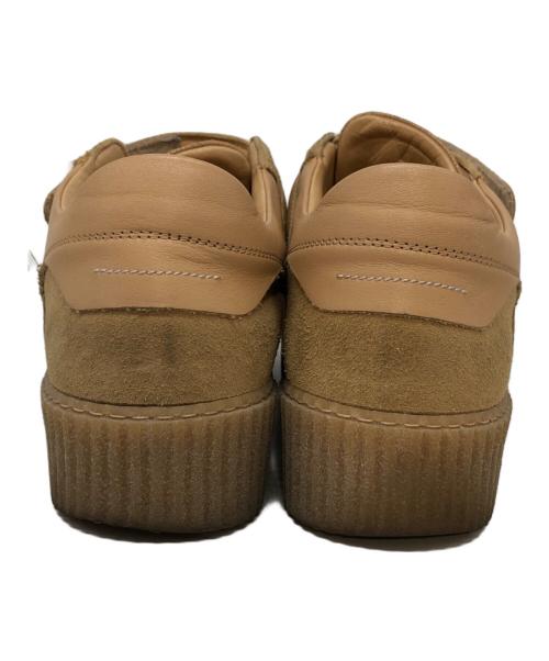 MM6 Maison Margiela（エムエムシックスメゾンマルジェラ）MM6 Maison Margiela (エムエムシックスメゾンマルジェラ) velcro strap leather sneaker キャメル サイズ:SIZE 38の古着・服飾アイテム