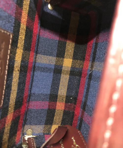 BEARA BEARA（ベアラ ベアラ）Beara Beara (ベアラ ベアラ) ミニトランクショルダーバッグ ワインレッドの古着・服飾アイテム