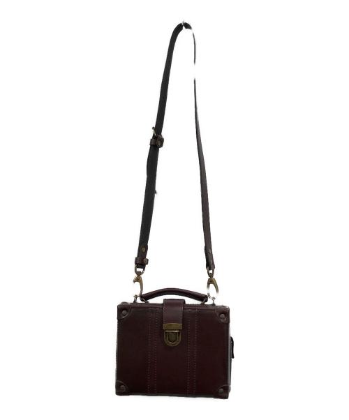 BEARA BEARA（ベアラ ベアラ）Beara Beara (ベアラ ベアラ) ミニトランクショルダーバッグ ワインレッドの古着・服飾アイテム