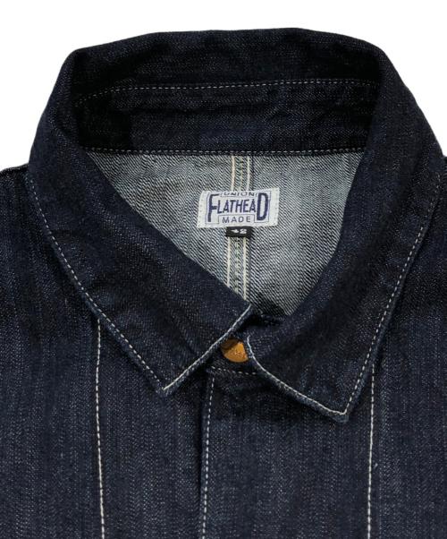 FLAT HEAD（フラット ヘッド）FLAT HEAD (フラット ヘッド) 10oz デニム カバーオール インディゴ サイズ:SIZE 42の古着・服飾アイテム