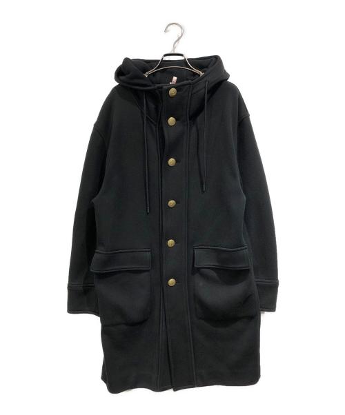 CABAN（キャバン）CABaN (キャバン) コットンカシミアフーデッドコート ブラック サイズ:SIZE Mの古着・服飾アイテム