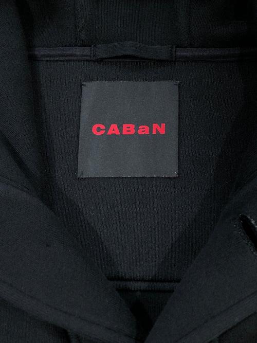 CABAN（キャバン）CABaN (キャバン) コットンカシミアフーデッドコート ブラック サイズ:SIZE Mの古着・服飾アイテム