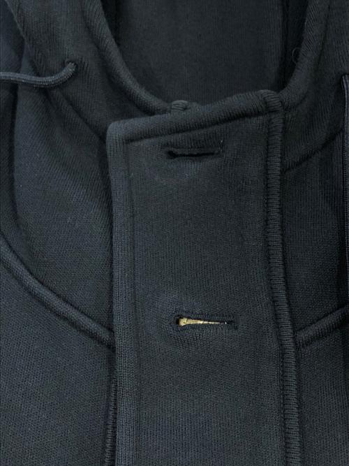 CABAN（キャバン）CABaN (キャバン) コットンカシミアフーデッドコート ブラック サイズ:SIZE Mの古着・服飾アイテム