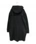 CABaN (キャバン) コットンカシミアフーデッドコート ブラック サイズ:SIZE M：13000円