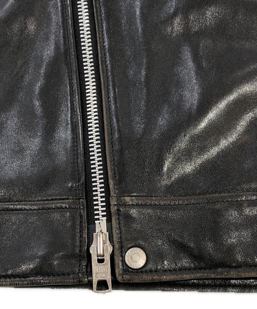 Schott（ショット）Schott (ショット) NEW DOUBLE BREST RIDERS  ダブルライダースジャケット ブラック サイズ:SIZE Lの古着・服飾アイテム