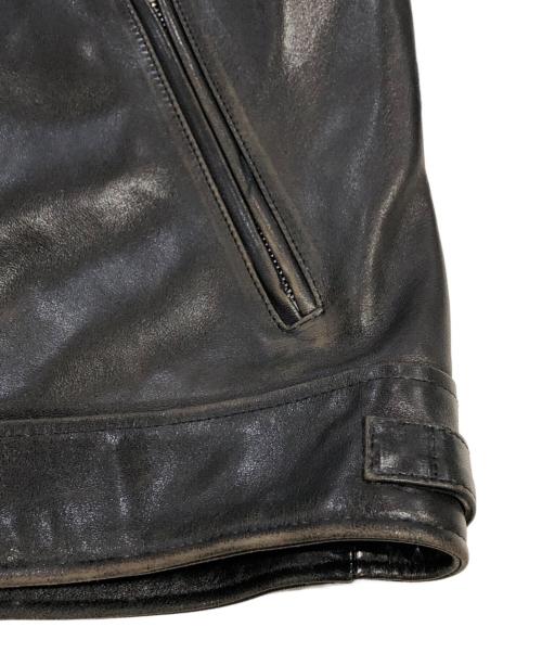 Schott（ショット）Schott (ショット) NEW DOUBLE BREST RIDERS  ダブルライダースジャケット ブラック サイズ:SIZE Lの古着・服飾アイテム