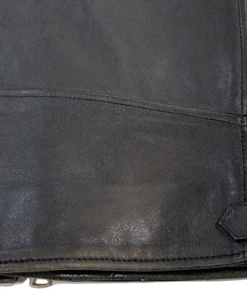 Schott（ショット）Schott (ショット) NEW DOUBLE BREST RIDERS  ダブルライダースジャケット ブラック サイズ:SIZE Lの古着・服飾アイテム