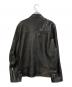 Schott (ショット) NEW DOUBLE BREST RIDERS  ダブルライダースジャケット ブラック サイズ:SIZE L：55000円
