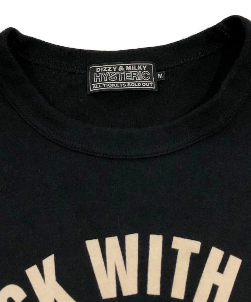 Hysteric Glamour（ヒステリックグラマー）Hysteric Glamour (ヒステリックグラマー) ROCK W YOU Tシャツ ブラック サイズ:SIZE Mの古着・服飾アイテム