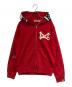 A BATHING APE（アベイシングエイプ）の古着「フルジップパーカー」｜レッド