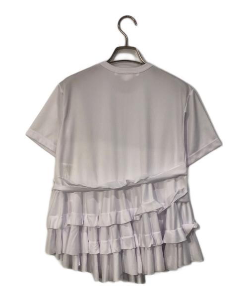 COMME des GARCONS COMME des GARCONS（コムデギャルソン コムデギャルソン）COMME des GARCONS COMME des GARCONS (コムデギャルソン コムデギャルソン) ラッフル Tシャツ ホワイト サイズ:SIZE XSの古着・服飾アイテム