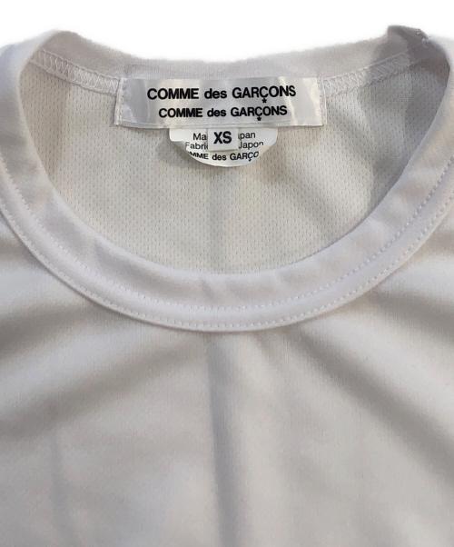 COMME des GARCONS COMME des GARCONS（コムデギャルソン コムデギャルソン）COMME des GARCONS COMME des GARCONS (コムデギャルソン コムデギャルソン) ラッフル Tシャツ ホワイト サイズ:SIZE XSの古着・服飾アイテム