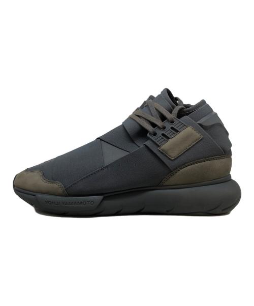 Y-3（ワイスリー）Y-3 (ワイスリー) QASA HIGH グレー サイズ:SIZE 25.5cmの古着・服飾アイテム