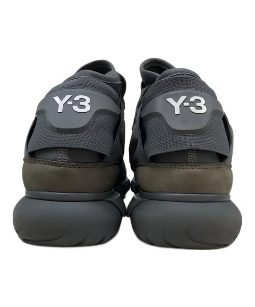 Y-3（ワイスリー）Y-3 (ワイスリー) QASA HIGH グレー サイズ:SIZE 25.5cmの古着・服飾アイテム