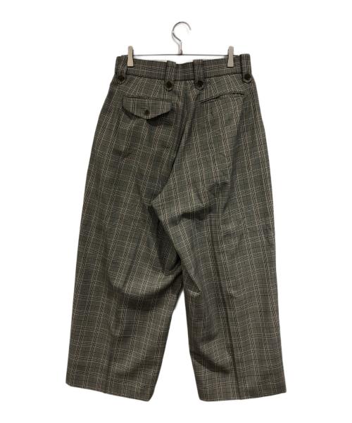 kolor/BEACON（カラービーコン）kolor/BEACON (カラービーコン) チェックワイドパンツ グレー サイズ:SIZE 2の古着・服飾アイテム