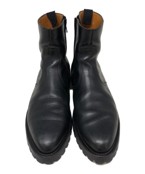JOHN LAWRENCE SULLIVAN（ジョン ローレンス サリバン）JOHN LAWRENCE SULLIVAN (ジョン ローレンス サリバン) サイドジップブーツ ブラック サイズ:SIZE 8の古着・服飾アイテム