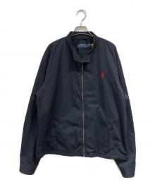 POLO RALPH LAUREN（ポロ・ラルフローレン）の古着「裏地チェックスウィングトップ」｜ネイビー