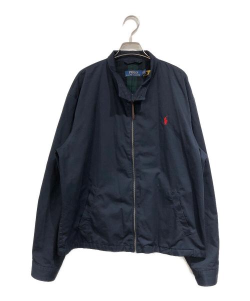 POLO RALPH LAUREN（ポロ・ラルフローレン）POLO RALPH LAUREN (ポロ・ラルフローレン) 裏地チェックスウィングトップ ネイビー サイズ:SIZE Lの古着・服飾アイテム