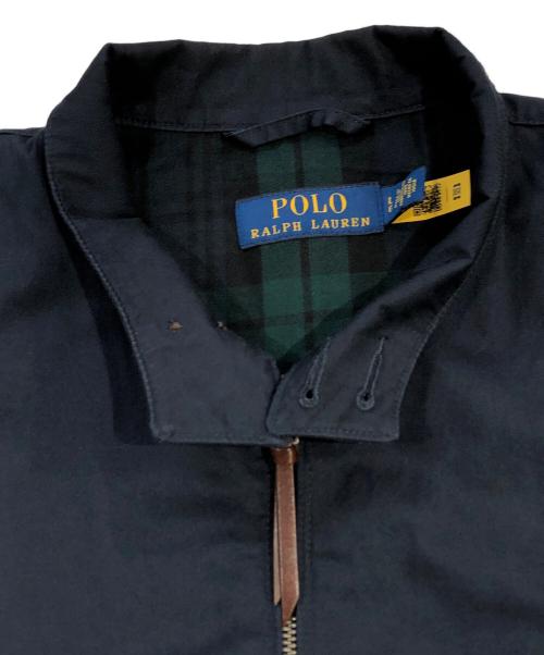 POLO RALPH LAUREN（ポロ・ラルフローレン）POLO RALPH LAUREN (ポロ・ラルフローレン) 裏地チェックスウィングトップ ネイビー サイズ:SIZE Lの古着・服飾アイテム