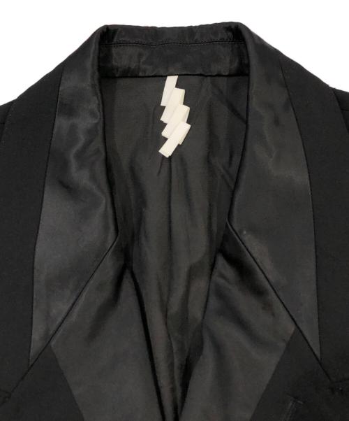 SOSHIOTSUKI（ソウシ オオツキ）SOSHIOTSUKI (ソウシ オオツキ) INSIDE LAPEL JACKET ブラック サイズ:SIZE 46の古着・服飾アイテム