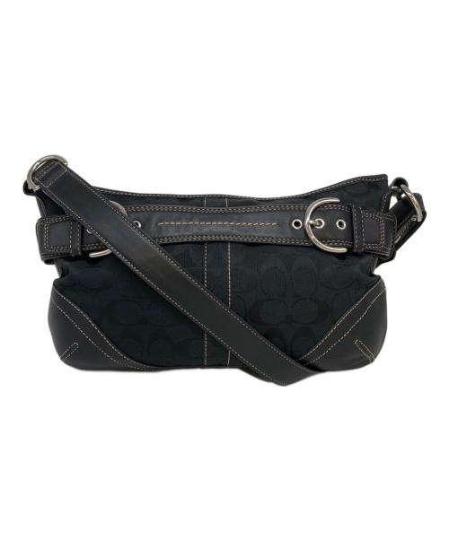 COACH（コーチ）COACH (コーチ) ソーホーシグネチャーショルダーバッグ ブラックの古着・服飾アイテム