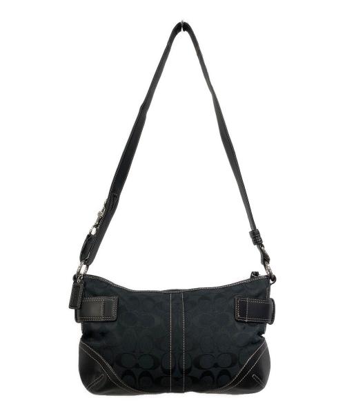 COACH（コーチ）COACH (コーチ) ソーホーシグネチャーショルダーバッグ ブラックの古着・服飾アイテム