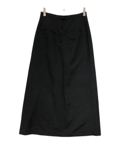 Noble（ノーブル）Noble (ノーブル) スムースタッチレイヤードAラインスカート ブラック サイズ:SIZE 36の古着・服飾アイテム