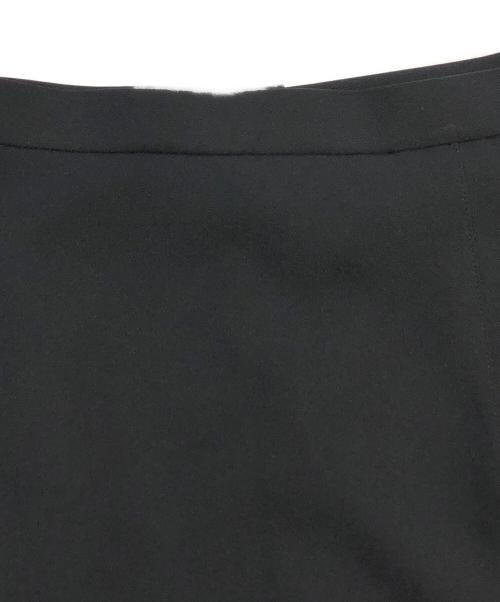 Noble（ノーブル）Noble (ノーブル) スムースタッチレイヤードAラインスカート ブラック サイズ:SIZE 36の古着・服飾アイテム