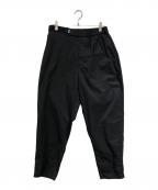 Graphpaperグラフペーパー）の古着「Solotex Twill Wide Chef Pants」｜ブラック