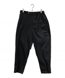 Graphpaper（グラフペーパー）の古着「Solotex Twill Wide Chef Pants」｜ブラック