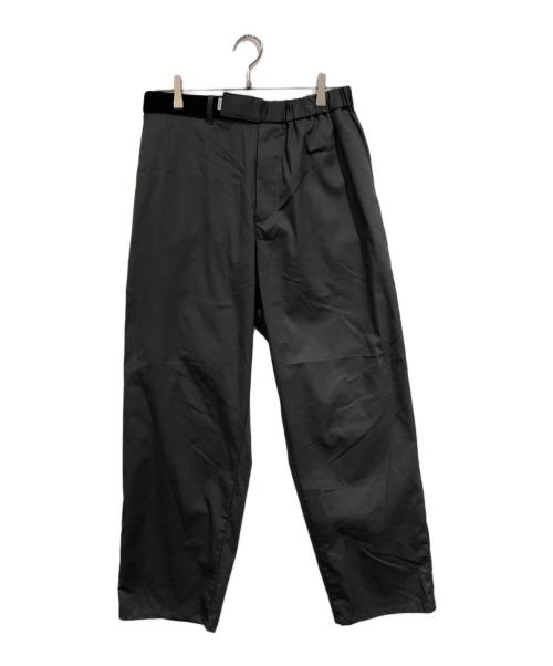 Graphpaper（グラフペーパー）Graphpaper (グラフペーパー) Solotex Twill Wide Tapered Chef Pants グレー サイズ:SIZE 1の古着・服飾アイテム